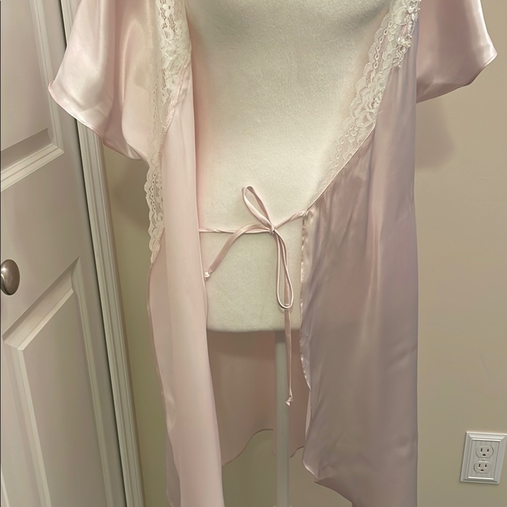 Linea Donatella Pink Sequin Robe Large - Picture 11 of 16